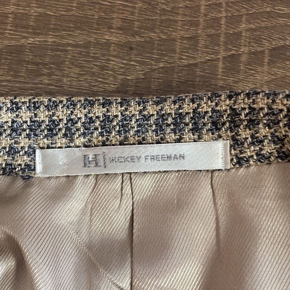 Vintage Mens Hickey Freeman Blazer Worsted Wool Silk & Cashmere blend Size 48L - Picture 5 of 10